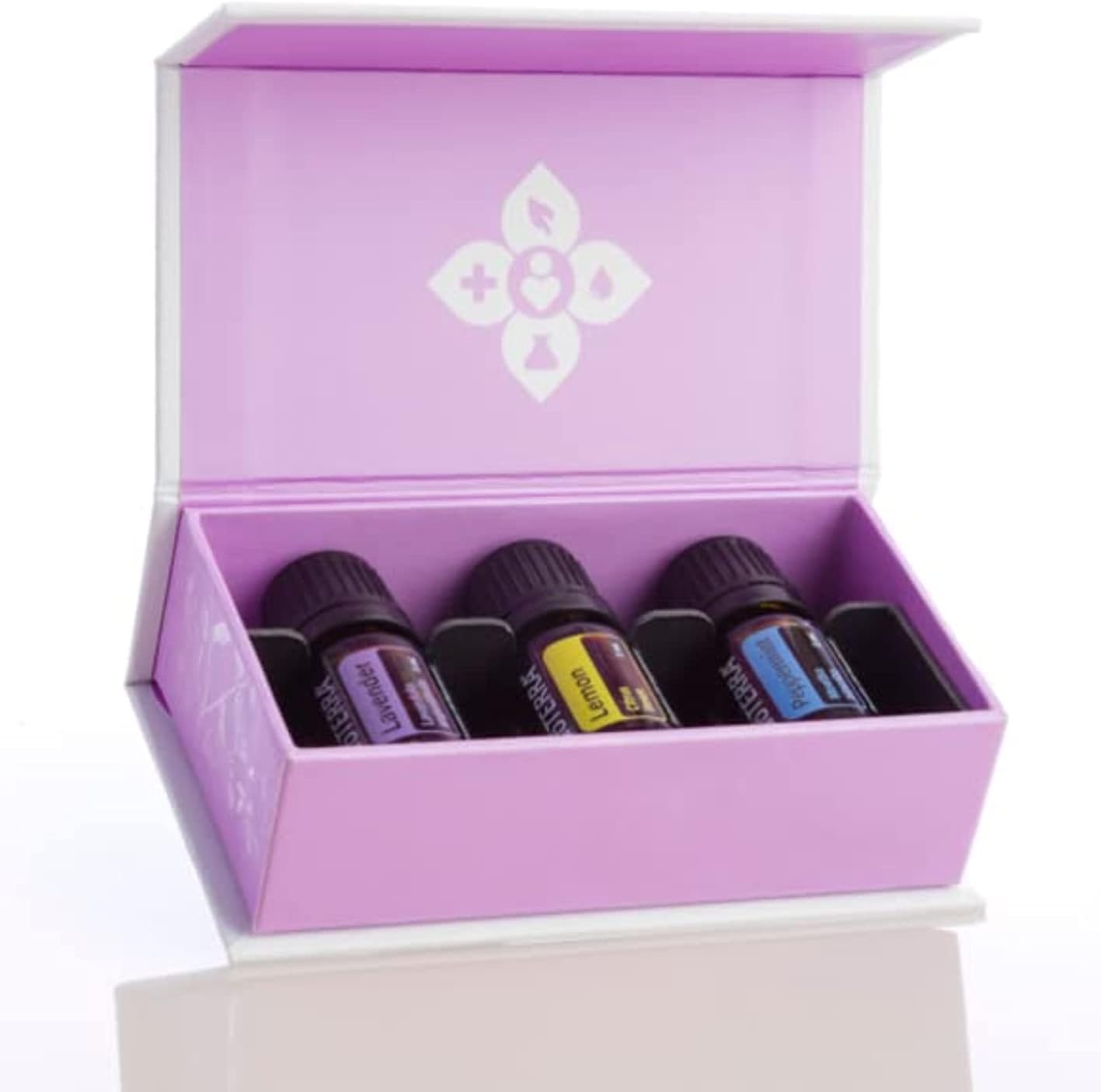 KIT BASE oli essenziali puri di grado terapeutico DoTerra: lavanda, limone, menta